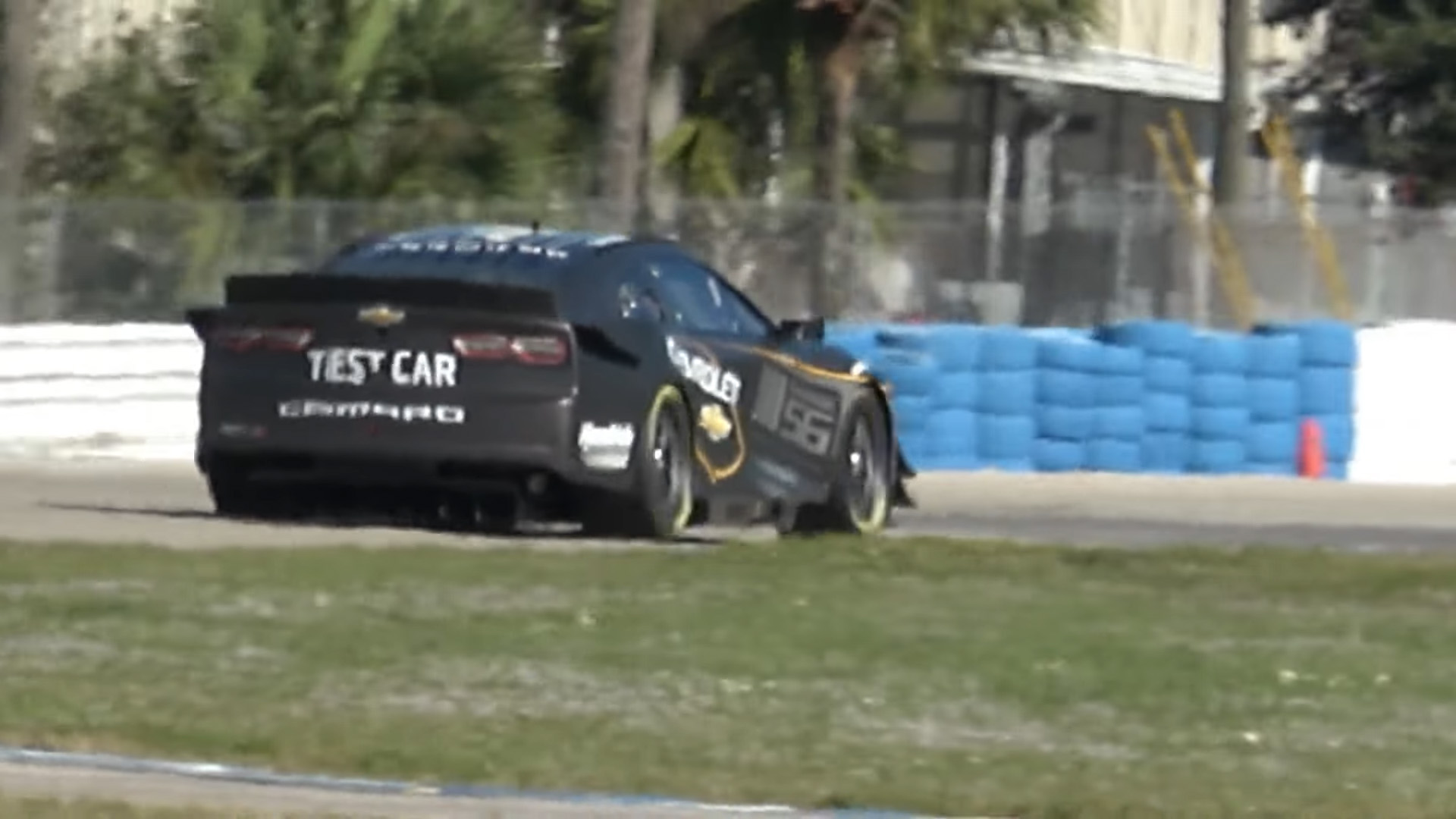 Nascar Le Mans Garage Chevy Camaro Zl At Sebring Video