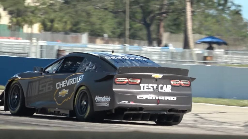 NASCAR Le Mans Garage 56 Chevy Camaro ZL1 At Sebring Video