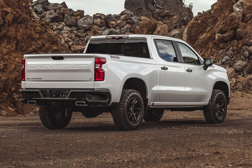 Shown here is the 2023 Chevrolet Silverado 1500 in the off-road LT Trail Boss trim level.