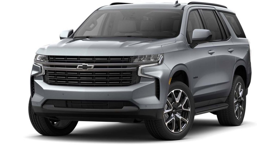 2023 Chevy Tahoe in Sterling Gray Metallic (GXD) color.