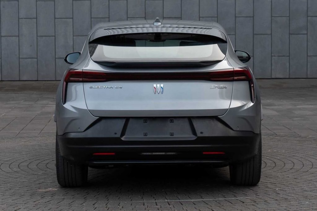 A rear view of the upcoming Buick Electra E4.