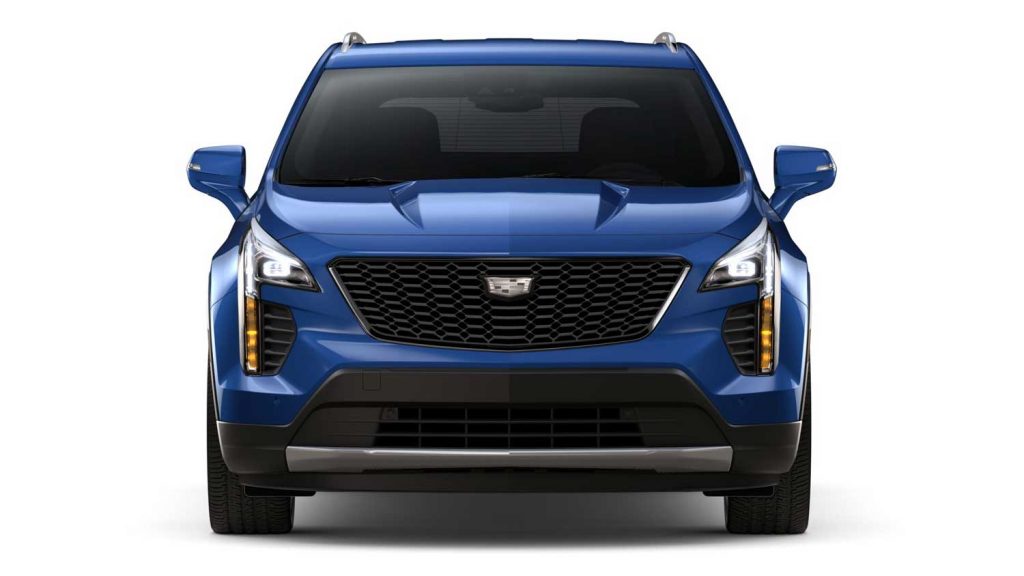 The front end of the 2023 Cadillac XT4.