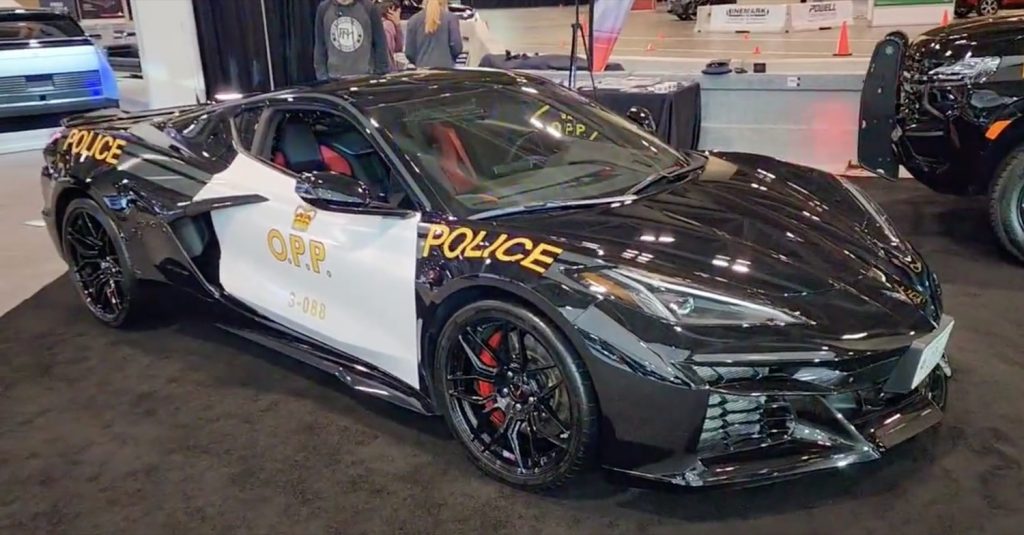 This customized 2023 Corvette Z06 will be used for recruitment purposes.