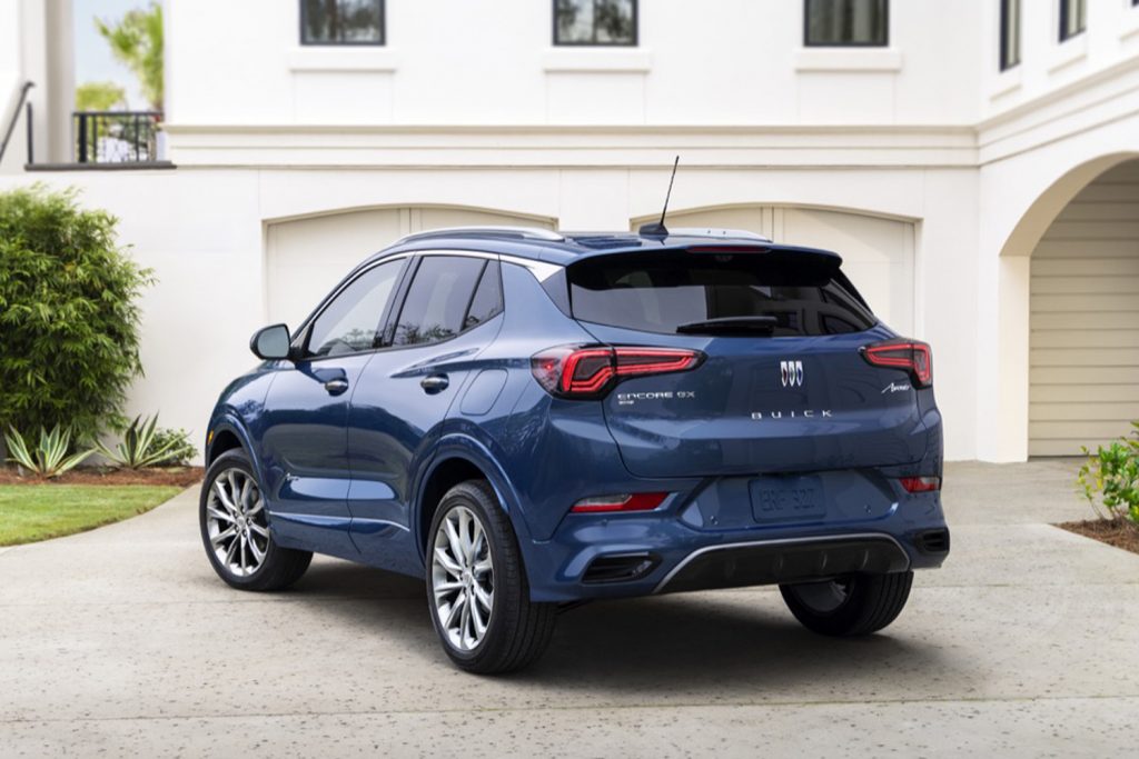 This is the refreshed 2024 Buick Encore GX, featuring fresh styling and an updated interior, here in the range-topping Avenir trim.
