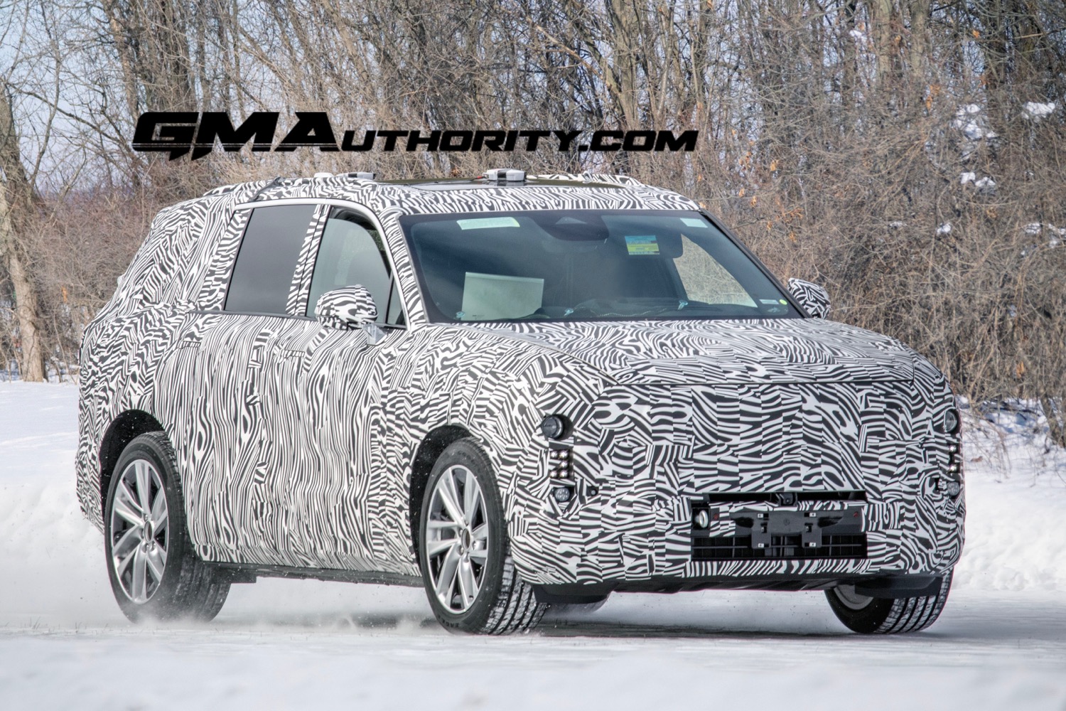 2024 Cadillac Electric Three-Row Crossover above Lyriq – Prototype Spy ...