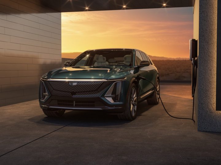 Cadillac Lyriq charging.