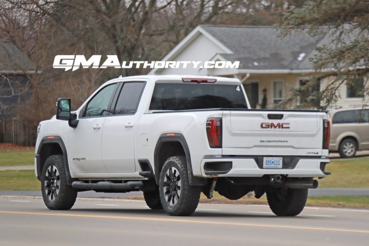 Low-interest financing and local market leases remain available on GMC Sierra HD in both the 2500 HD and 3500 HD configurations. Shown here is the AT4.