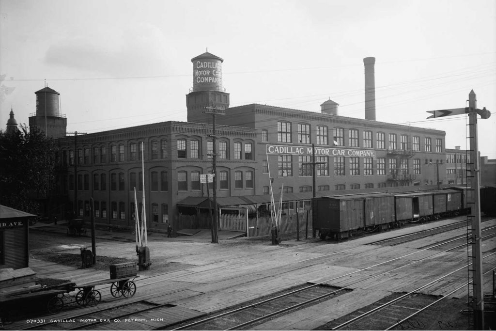 Cadillac plant at 450 Amsterdam Street in Detroit.