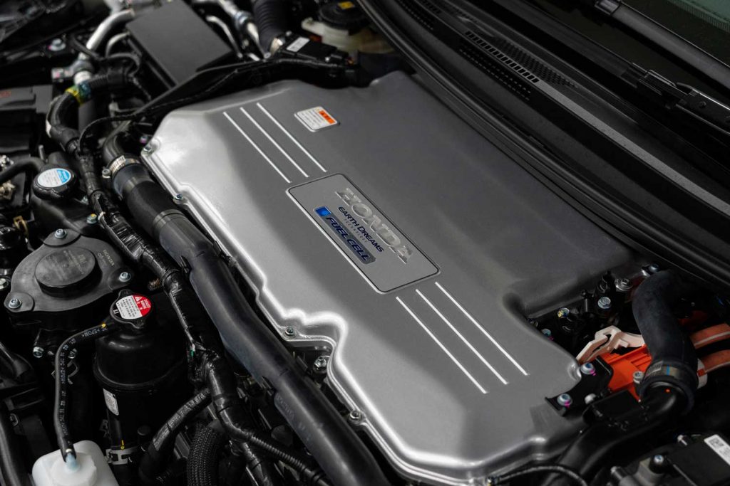 The Honda hydrogen fuel cell engine to be used in its 2024 FCEV.