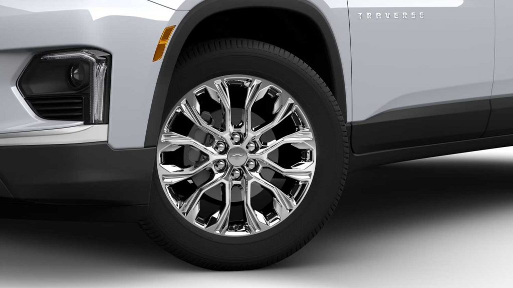 The RZR Wheel On The 2023 Chevy Traverse.