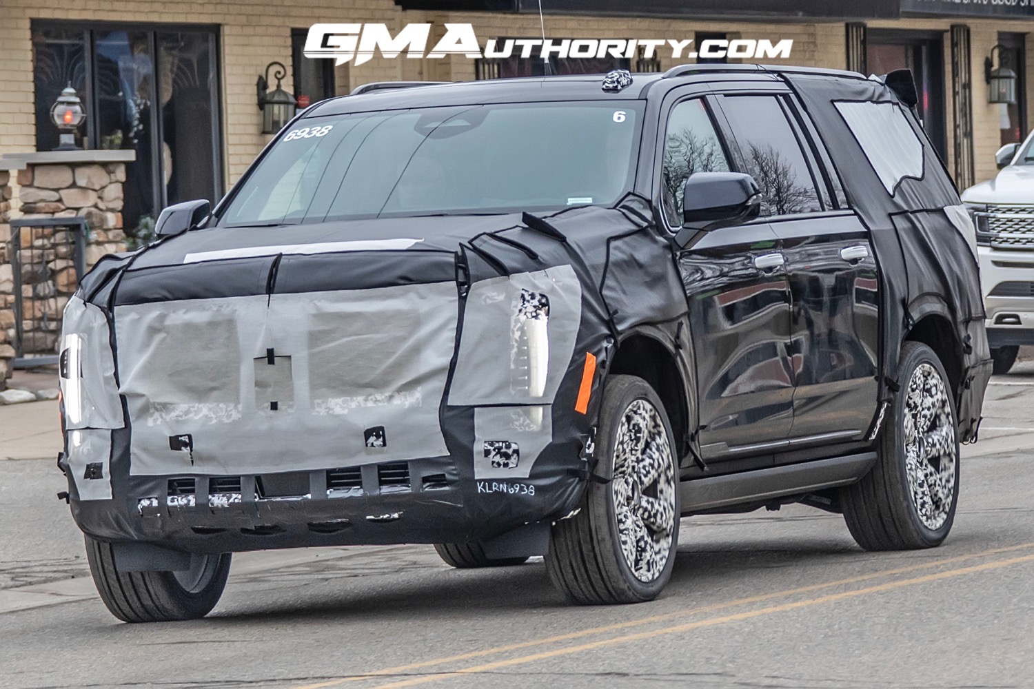 Refreshed 2025 Cadillac Escalade ESV Spied Testing