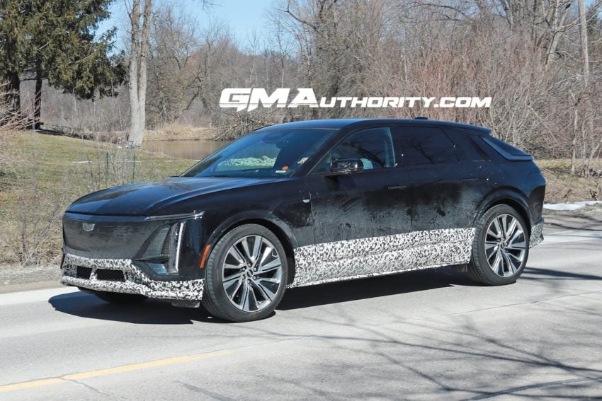 Cadillac Lyriq-V Spied, Confirming Earlier GMA Reports