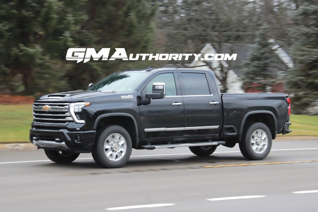 2024 Chevy Silverado HD High Country In Black: Live Photos