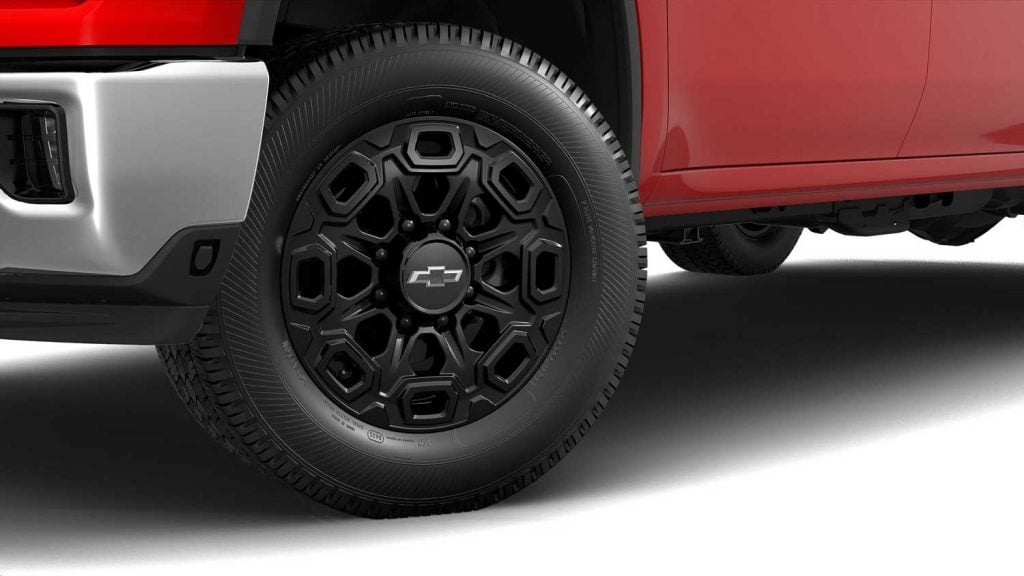 Here Are All The 2024 Chevy Silverado HD Wheel Options 47 OFF   2024 Chevrolet Silverado HD SHH 20 Inch High Gloss Black Aluminum Wheel LPO 1024x576 