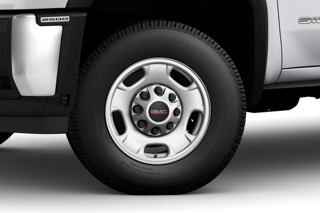 The 2024 GMC Sierra HD offers a choice of 13 different wheel options.