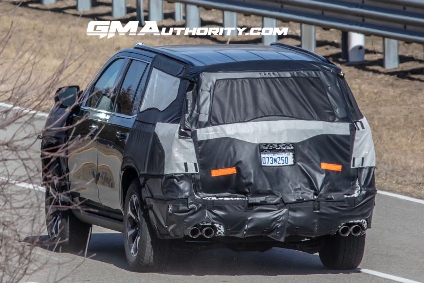 Refreshed 2024 GMC Yukon AT4 Spied Testing Photos