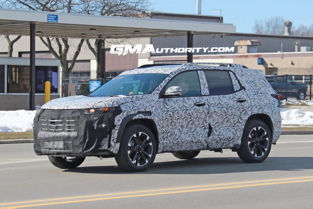 Spy images of the next-gen 2025 Chevy Equinox.