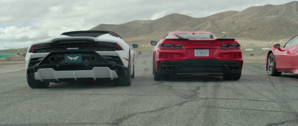 2024 Corvette E-Ray Races Ferrari F8, Lambo Huracán: Video