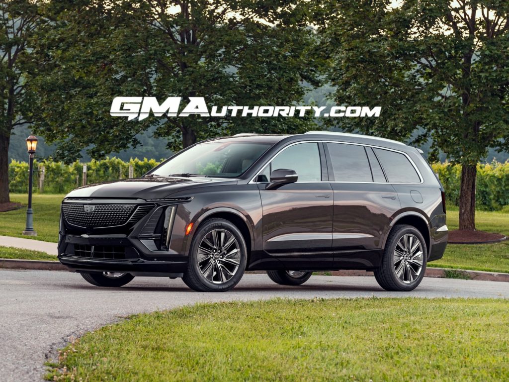 GM Authority rendering of the above-Lyriq crossover.