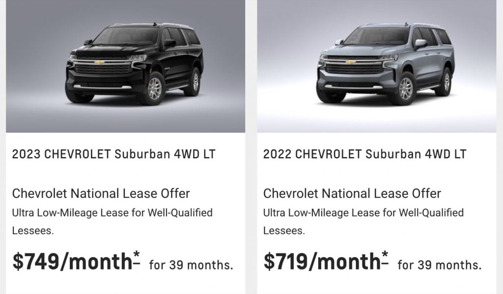 Terrific How Much To Lease A Suburban Photos