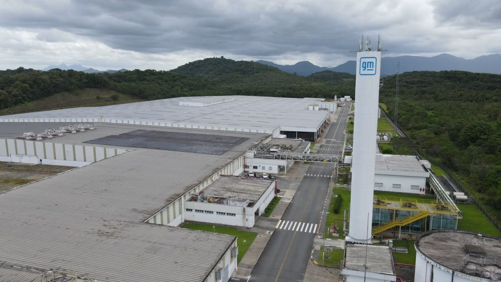 GM Joinville assembly plant in Brazil.