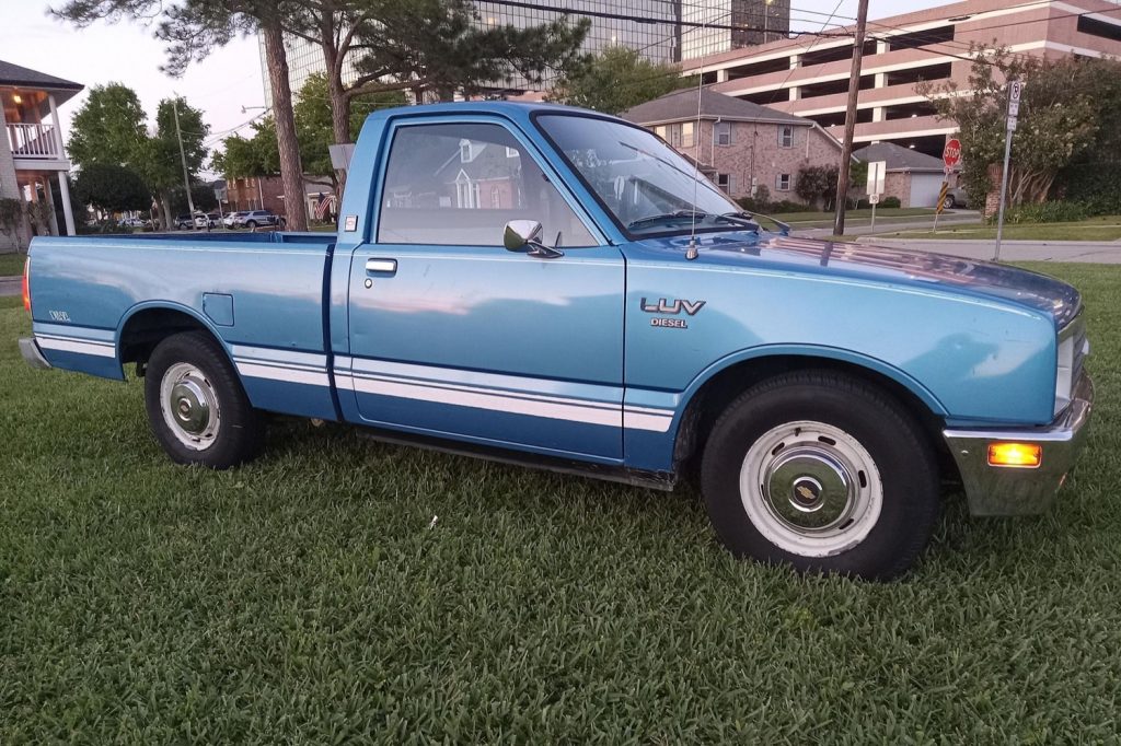 A 1982 Chevy LUV pickup offered for sale in an online auction.