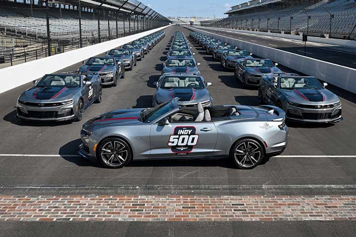 2023 Chevy Camaro convertibles in use for the Indy 500.