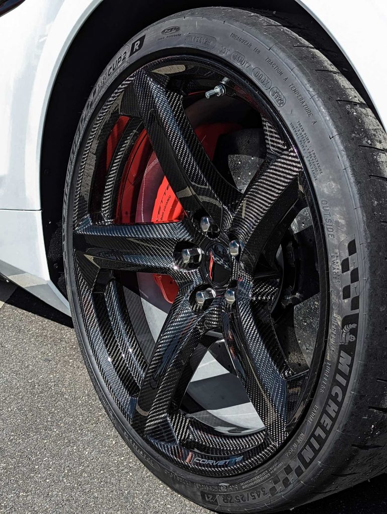2023 Corvette Z06 carbon fiber wheel.