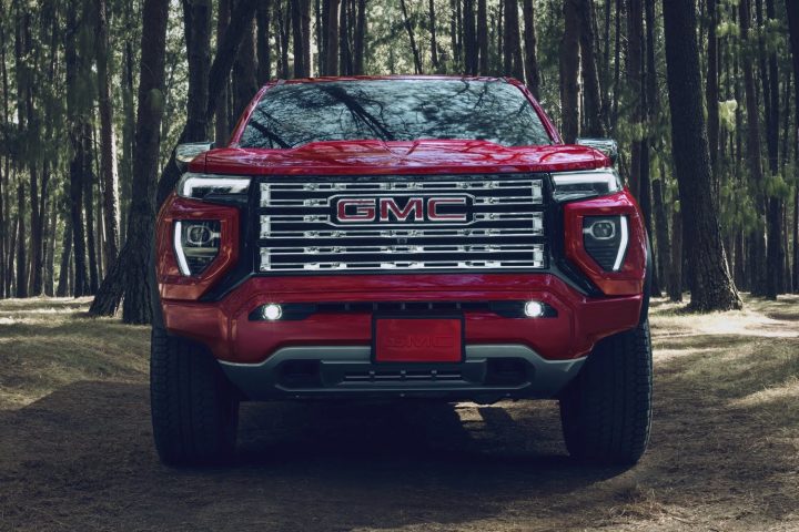 The front end of the third-generation GMC Canyon.