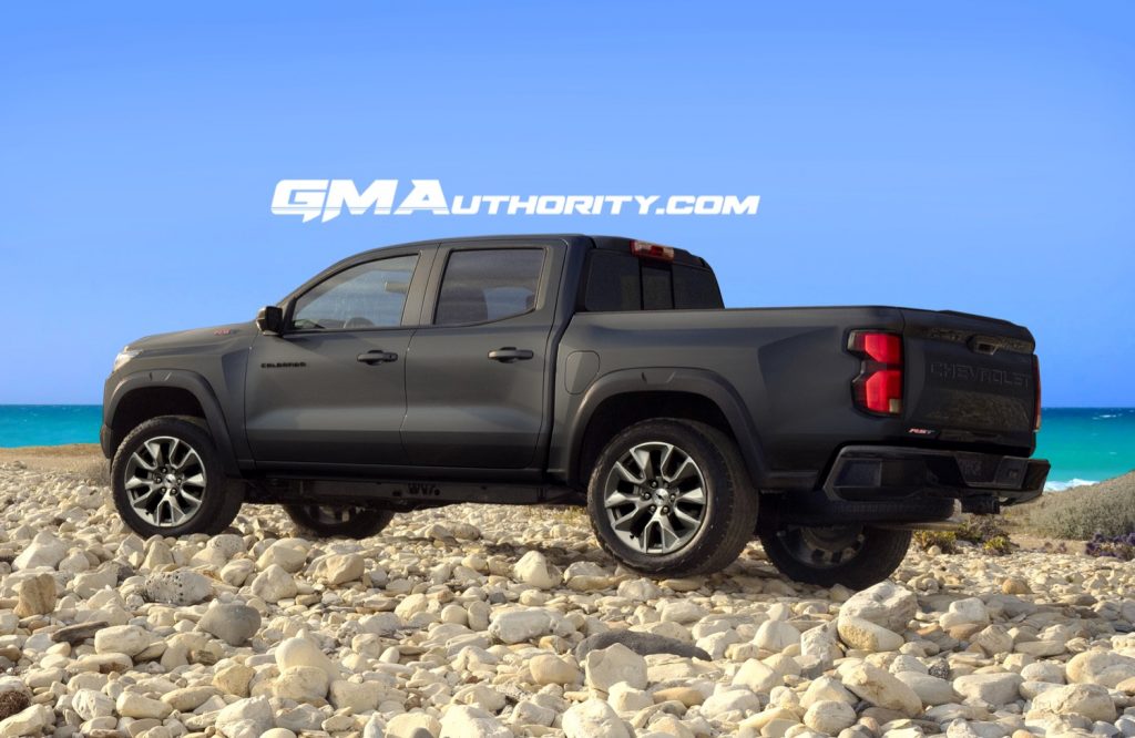GM Authority rendering of a hypothetical Chevy Colorado RST trim level.