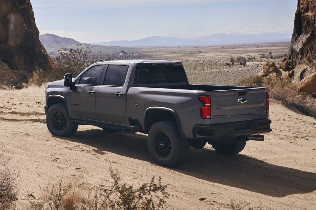 2024 Chevy Silverado HD ZR2 Chassis Mule Spied 49 OFF   2024 Chevrolet Silverado 2500 HD ZR2 Press Photos Exterior 011 Side Rear Three Quarters 1024x683 