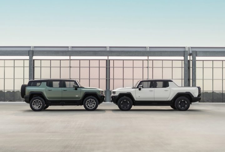 GMC Hummer EV SUV and Hummer EV Pickup.