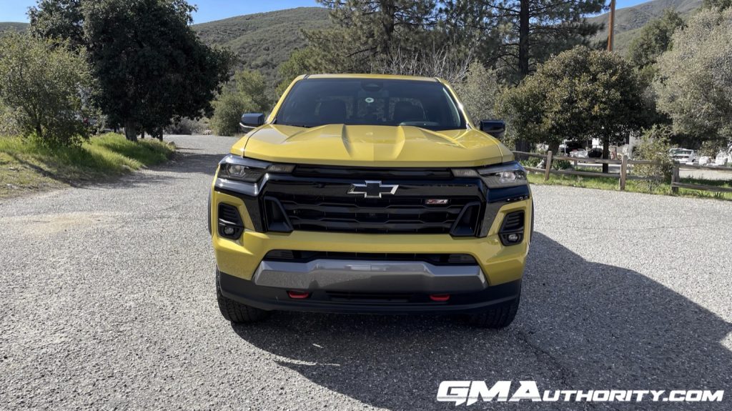 The front end of the third-generation 2023 Chevy Colorado.