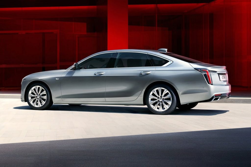 Cadillac Sedans Seem To Be Morphing Into This Body Style   2024 Cadillac CT6 China Press Photos Exterior 007 Rear Three Quarters 1024x683 