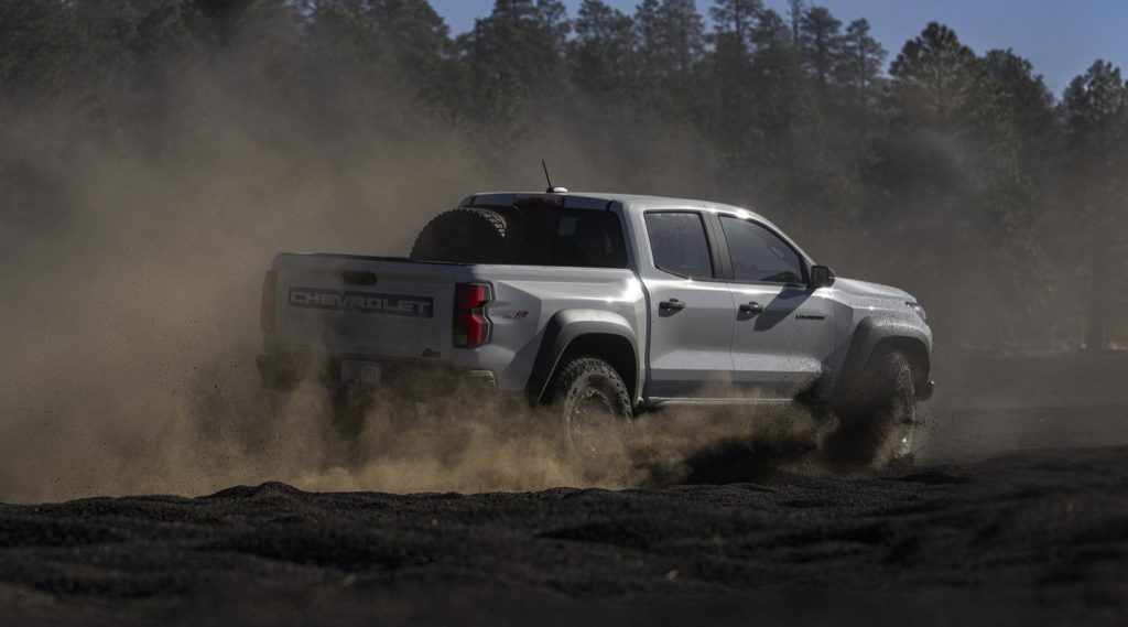 The Chevy Colorado towing capacities on the ZR2 are slightly comprised.