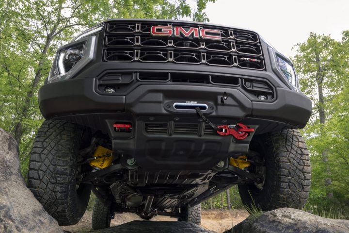 Why 2024 GMC Canyon AT4X AEV Edition Gets Bed-Mounted Spare