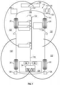 GM patent image describing an autonomous vehicle assembly system.