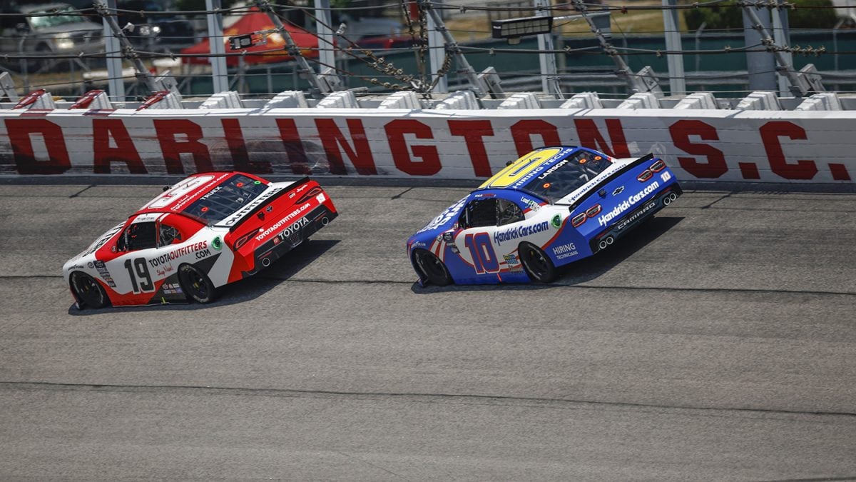 No. 10 Xfinity NASCAR Chevy Wins Darlington May 2023 Video