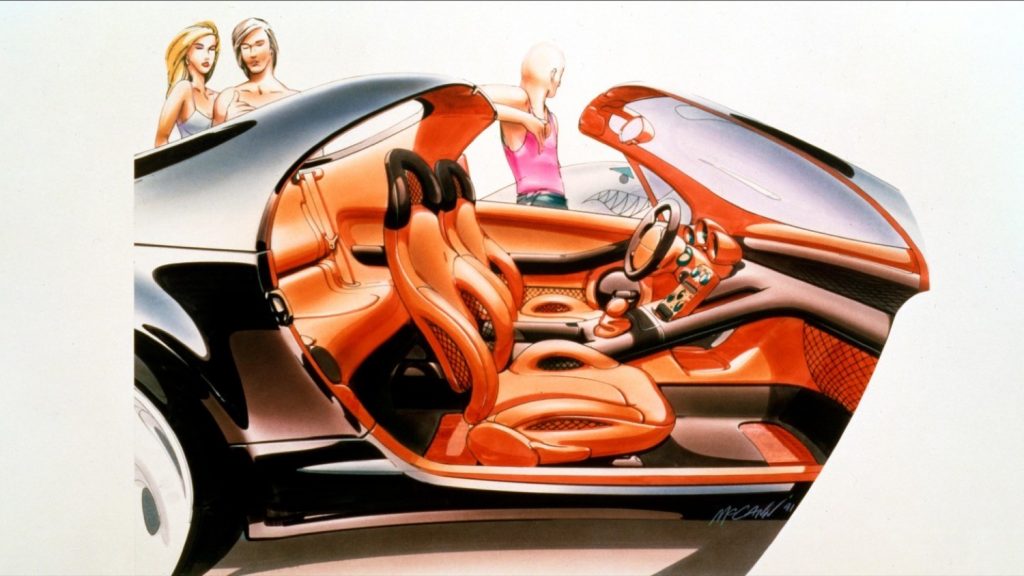 The 1992 Pontiac Salsa concept.