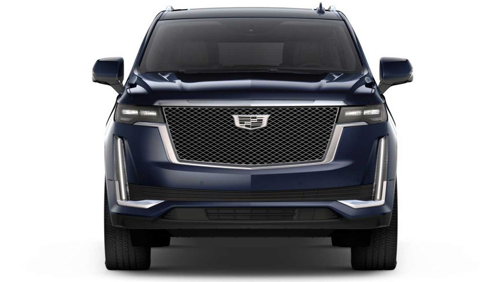 Front view of the 2023 Cadillac Escalade.