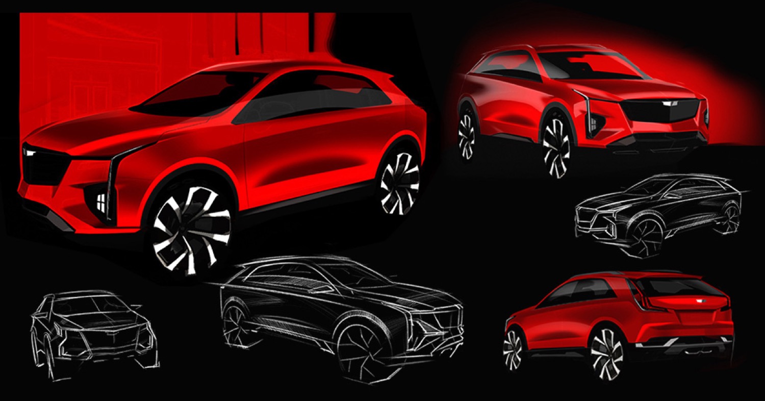 GM Design Team Releases 2024 Cadillac XT4 Sketches Flipboard   2024 Cadillac XT4 Concept Sketches Exterior Ramesh Gound June 2023 004 