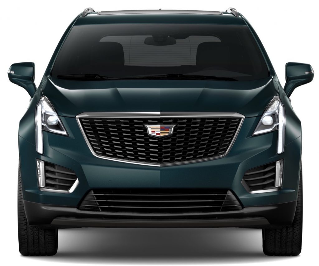 The front end of the 2024 Cadillac XT5, per the official online configurator.