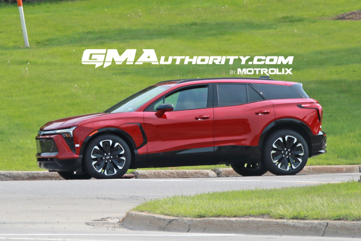 2024 Chevy Blazer EV RS In Radiant Red Tintcoat Live Photos