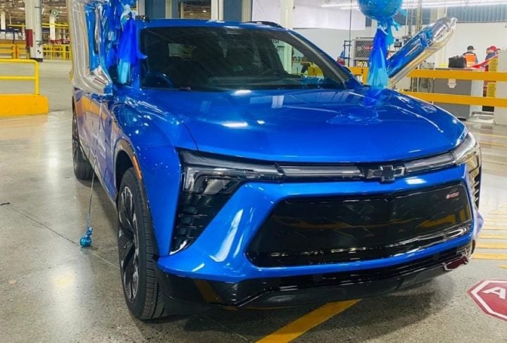 A Chevy Blazer EV at the GM Ramos Arizpe plant.