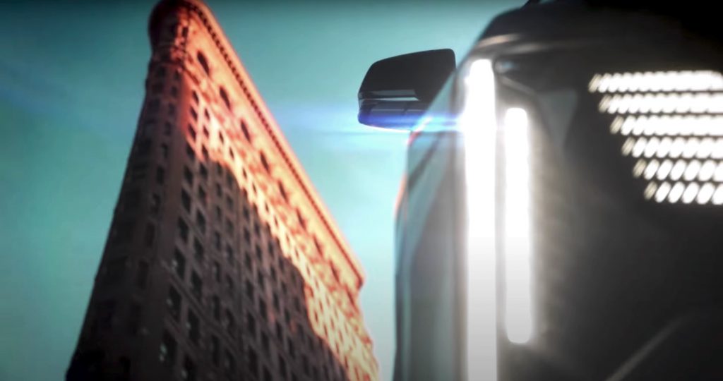 Screenshot of 2025 Cadillac Escalade IQ daytime running lights.