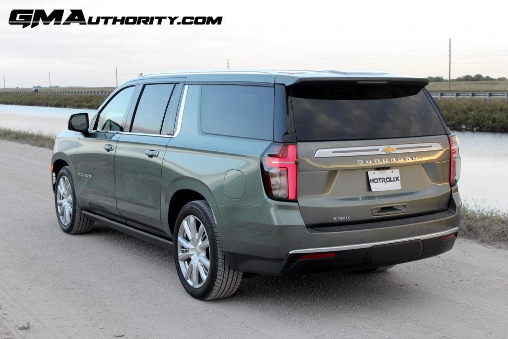 Shown here is the 2023 Chevy Suburban in the range-topping High Country trim.