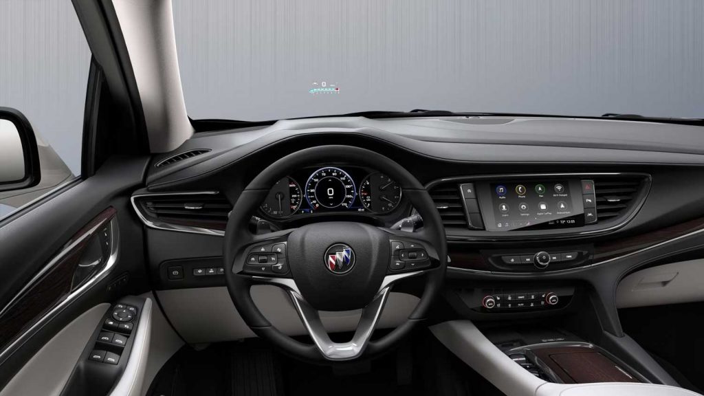 The current 2024 Buick Enclave interior.
