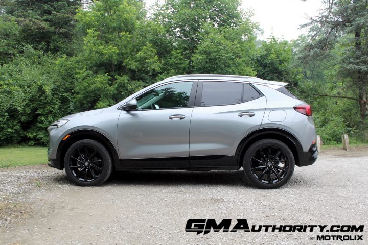 Side view of the Buick Encore GX.