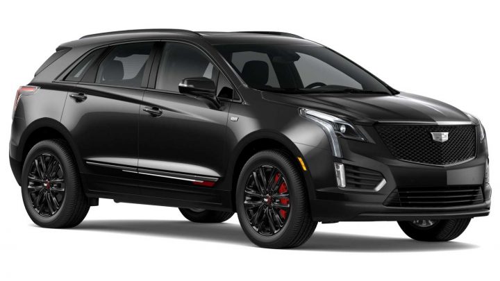 Photo of a Cadillac XT5 with the Red Accent package, a similar package to the one offered on the 2025 Cadillac Lyriq.