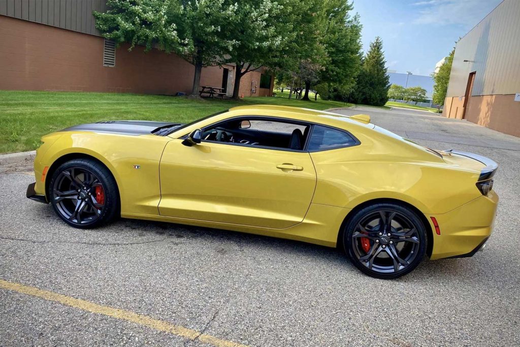 Side view of the 2024 Chevy Camaro.